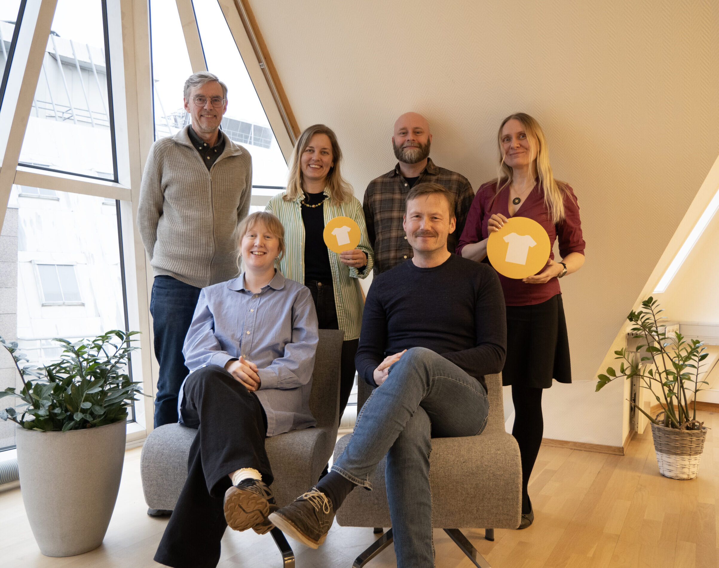 Research team from Consumption Research Norway (SIFO) at OsloMet, contributing to circular clothing research in the CARE project